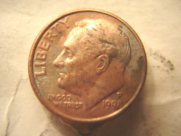 1998-P-Roosevelt-Dime--Improperly-Annealed?